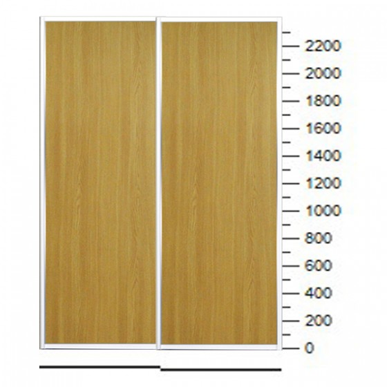 Optimi раздвижные двери A11/A11 (1305x2420h)